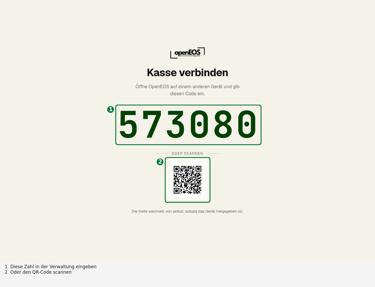 Kopplung: Zahl und QR-Code