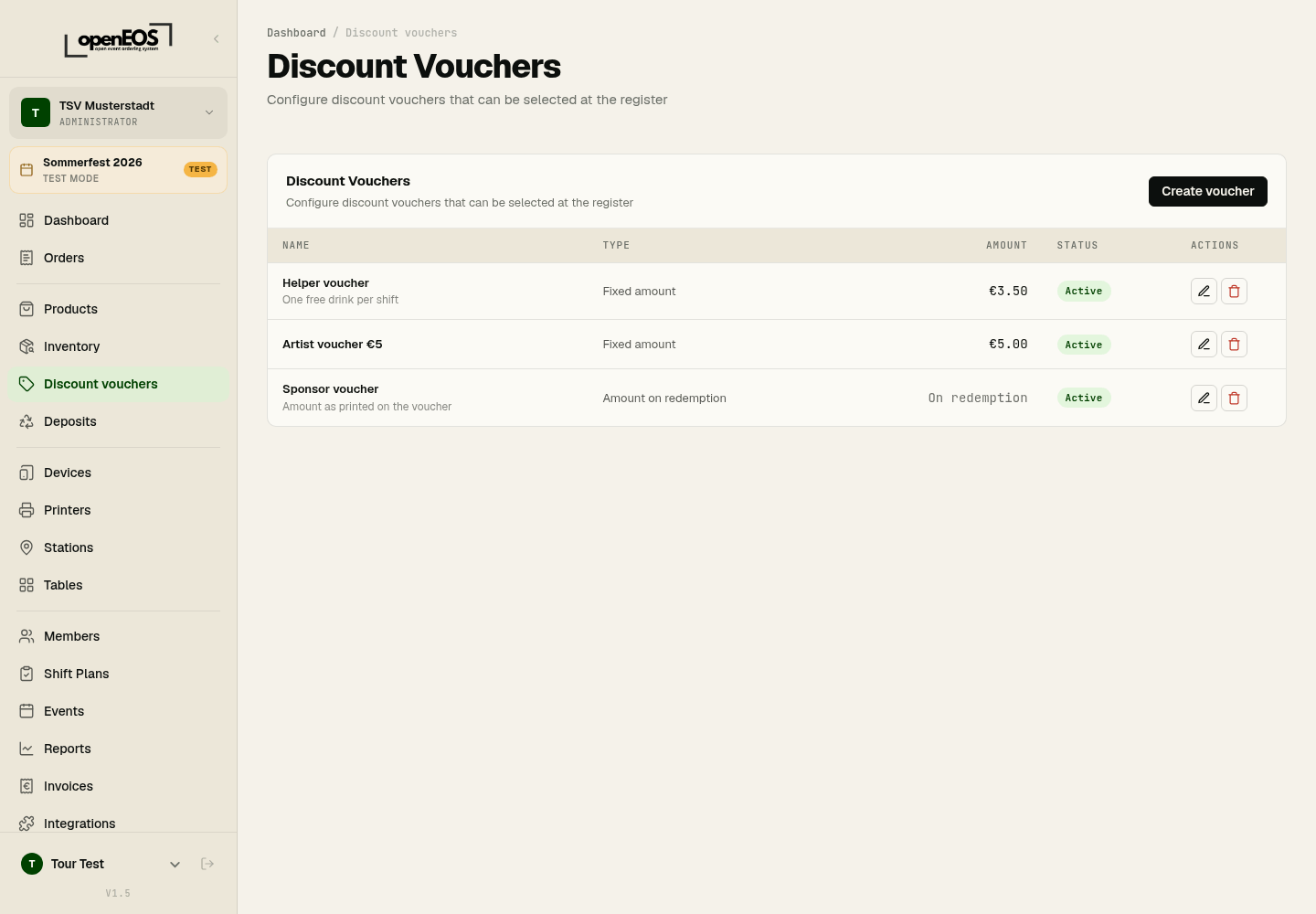 Discount Vouchers