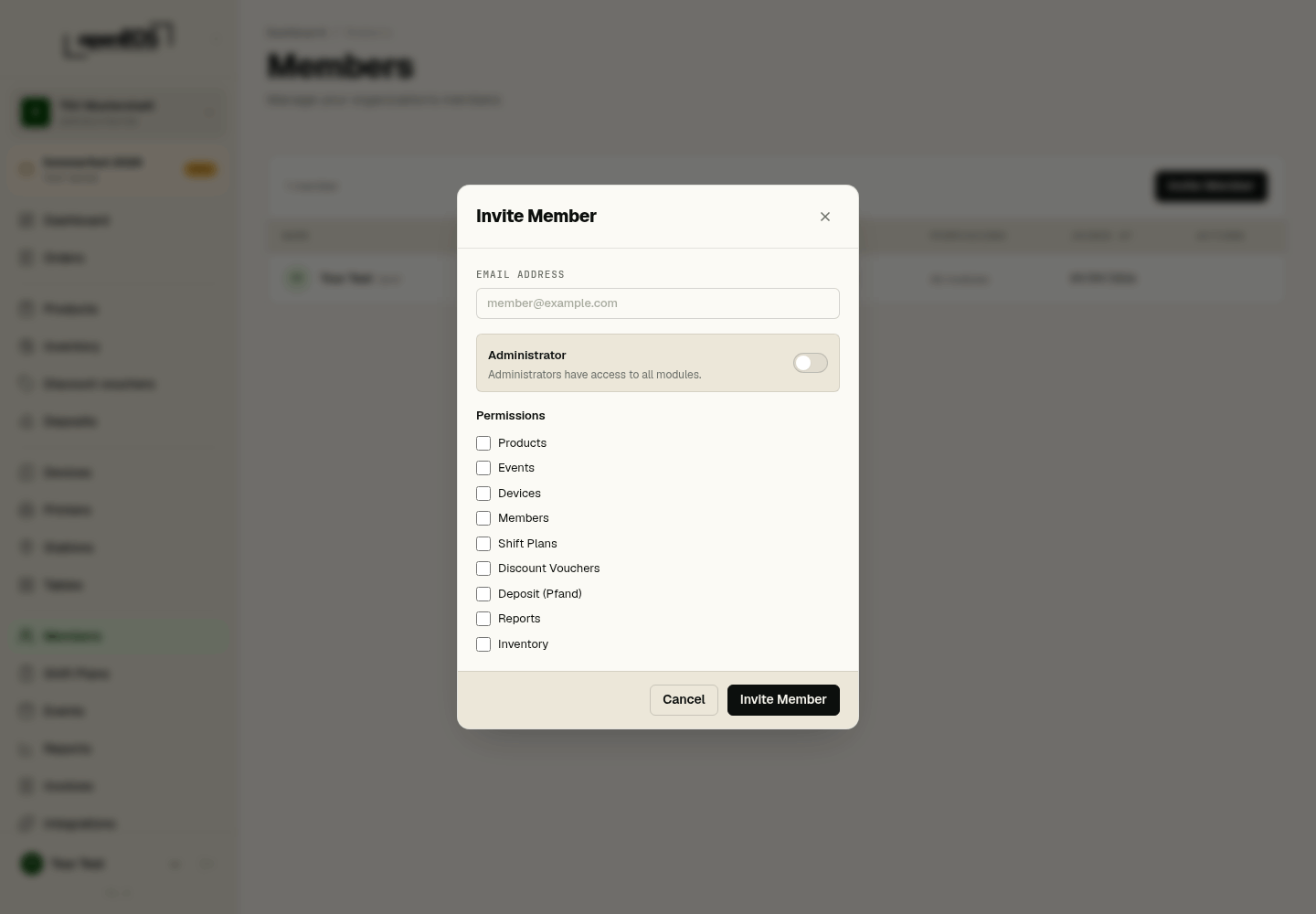 Invite member